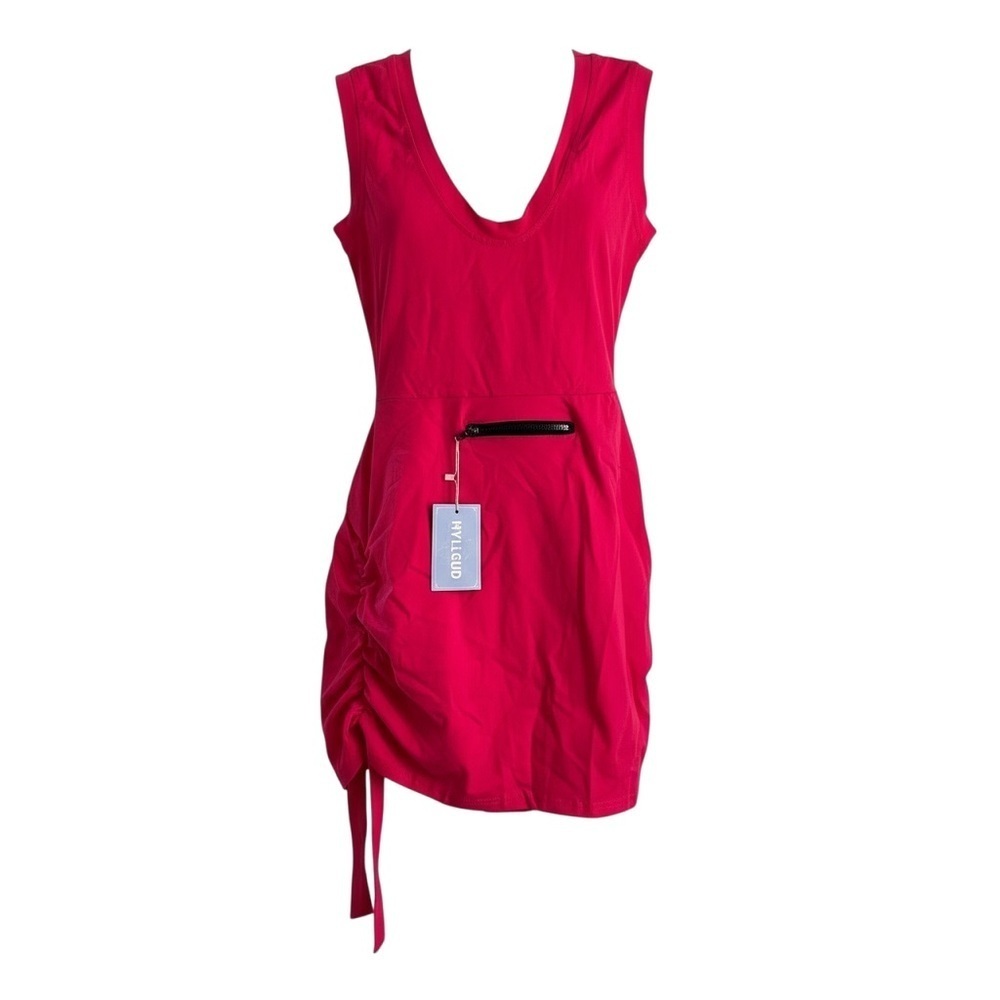 Pink Sleeveless Skort Dress
